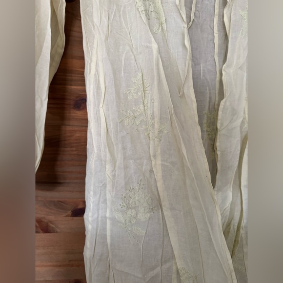 April Cornell long Cardigan Size XM 100% cotton made in india - Picture 3 of 8